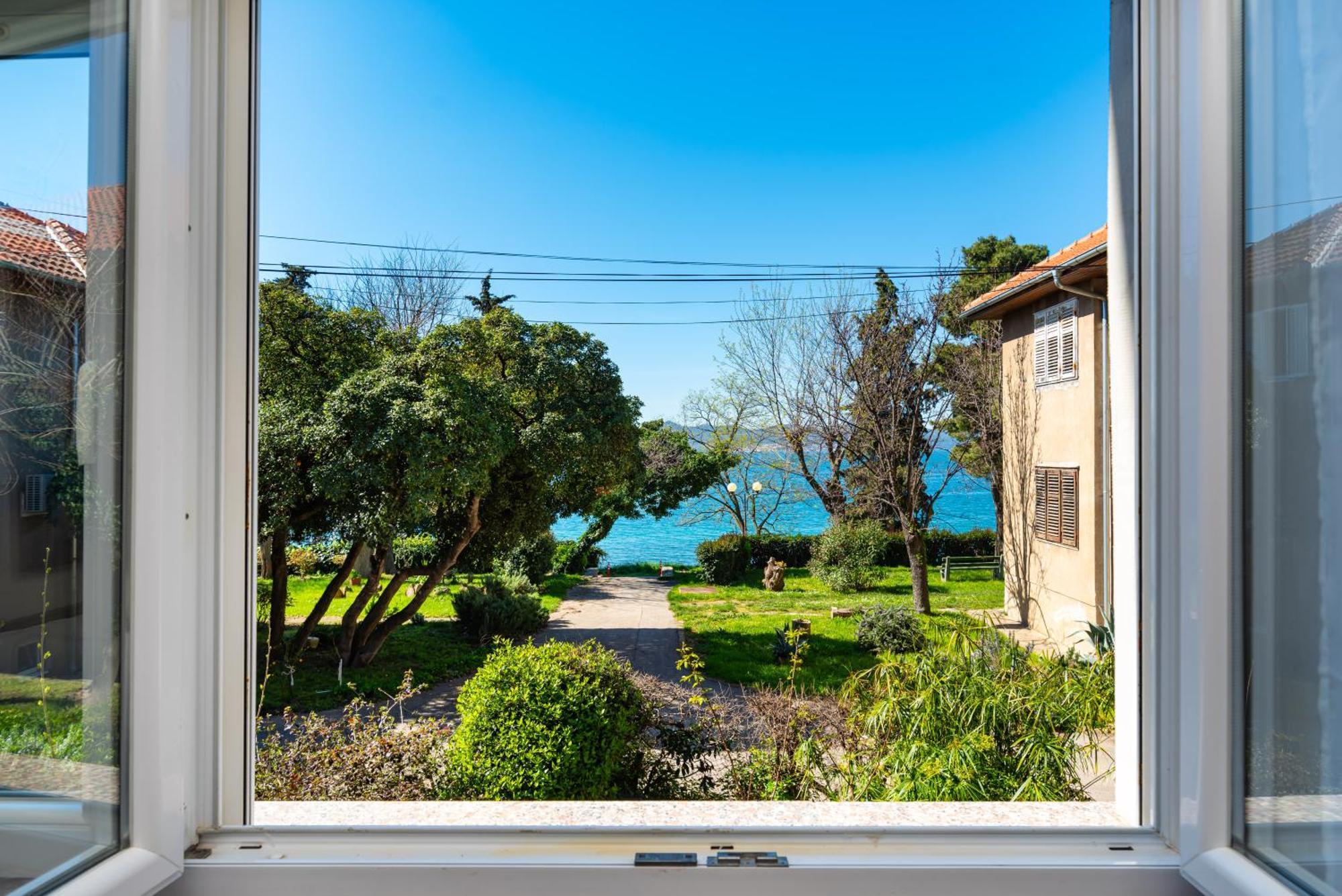 Apartmán Kolovare Garden Oasis - First Row By Sea Zadar Exteriér fotografie